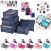 9Pcs Clothes Storage Bags Water-Resistant Travel Luggage Organizer Clothing Packing Cubes for Blouse Hosiery Stocking Underwear