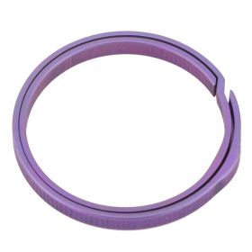33mm Titanium Alloy Key Ring SidePushing Keyring Outdoor Small Tool Keychain Accessories(Purple ) (Color: Purple)