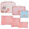 9Pcs Clothes Storage Bags Water-Resistant Travel Luggage Organizer Clothing Packing Cubes for Blouse Hosiery Stocking Underwear