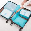 9Pcs Clothes Storage Bags Water-Resistant Travel Luggage Organizer Clothing Packing Cubes for Blouse Hosiery Stocking Underwear